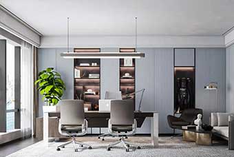 绥宁轻奢风格-书房