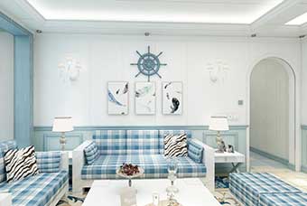 绥宁地中海风格-客厅