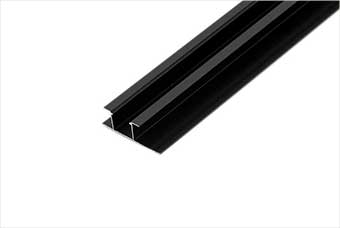 绥宁航空纤维墙咔铝合金带灯中条（哑黑氧化）