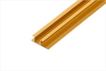 绥宁航空纤维墙咔铝合金带灯中条（钛金氧化）