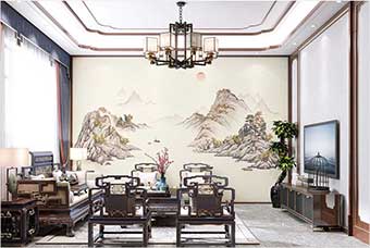 绥宁森佰汇航空纤维墙咔（巴山蜀水）